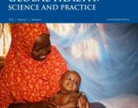 Source - Global Health: Science and Practice Vol. 2, No. 2 May 01, 2014. Description - Cover page.