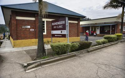 A clinic in Rwanda.