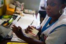 A family planning consultation at the Mathare North Health Centre in Nairobi, Kenya in March 2013). 